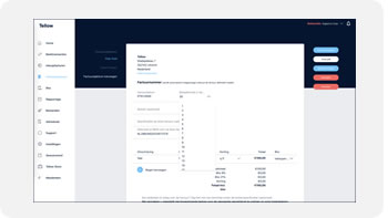 Tellow factuur- en boekhoudprogramma voorbeeld