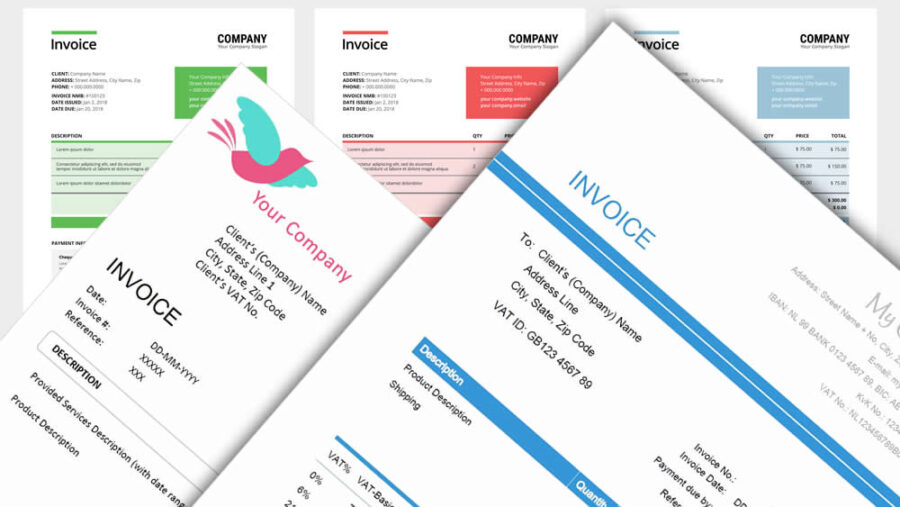 Invoice template Word [free download]