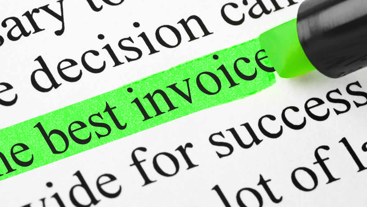  translation of words on an invoice