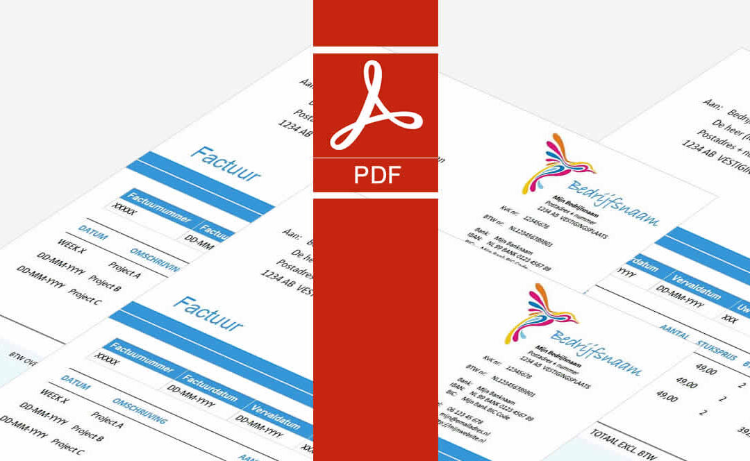 PDF factuur maken en verzenden