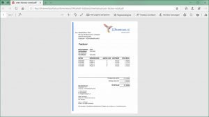 Format uren factuur maken Excel